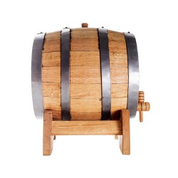 Butoi lemn masiv stejar pentru țuică 5 L-1