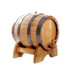 Butoi lemn masiv stejar pentru țuică 10 L-1