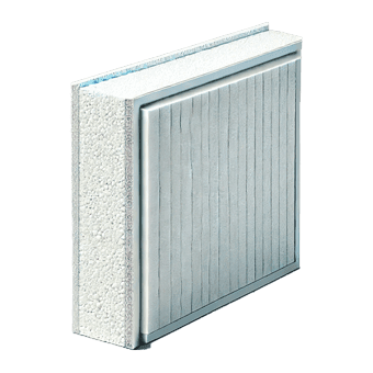 Panou SIP MgO, 250x125x32 cm, Alb