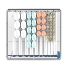 Incubator ouă profesional automat smart Rico, 128 ouă-6
