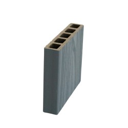 Pardoseală exterioară WPC Elite trafic greu 14 x 2,3 x 240 cm Mat ambele fețe, Gri antracit-3