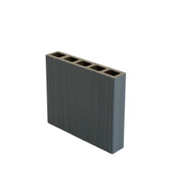 Pardoseală exterioară WPC Elite trafic greu 14 x 2,3 x 240 cm Mat ambele fețe, Gri antracit-5