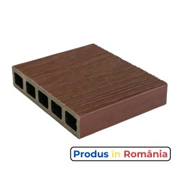 Dușumea exterioră WPC Elite 14 x 2,3 x 240 cm Mat ambele fețe, Caramel-2