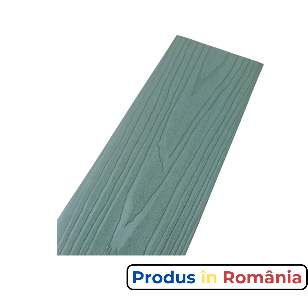Dușumea exterioră WPC Elite 14 x 2,3 x 240 cm Mat ambele fețe, Oliv