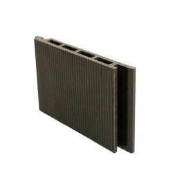 Pardoseală exterioară WPC pentru uz casnic 14,5 x 2,1 x 240 cm Maro închis-7