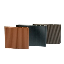 Pardoseală exterioară WPC pentru uz casnic 14,5 x 2,1 x 240 cm Maro roșcat-7