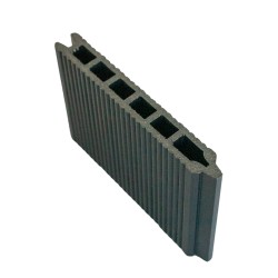 Pardoseală exterioară WPC pentru uz casnic 14,5 x 2,1 x 240 cm Gri-6