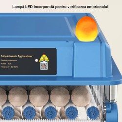 Incubator ouă profesional automat smart Rico, 128 ouă-5