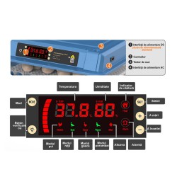 Incubator ouă profesional automat smart Rico, 128 ouă-8