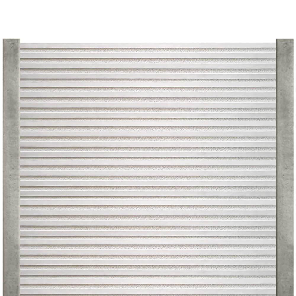 Gard beton Aurora 2 m cu stâlpi din beton armat