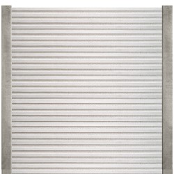 Gard beton Aurora 2,4 m cu stâlpi din beton armat-1