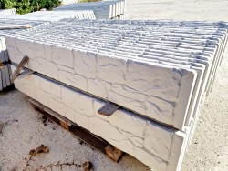 Gard beton Titan 1,5 m cu stâlpi din beton armat-3