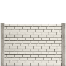 Gard beton Nexis 1,5 m cu stâlpi din beton armat-1