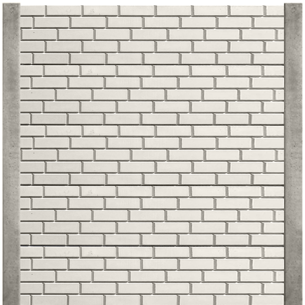 Gard beton Nexis 2,5 m cu stâlpi din beton armat