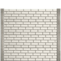 Gard beton Nexis 2 m cu stâlpi din beton armat-1