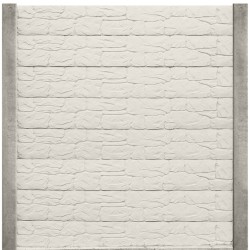 Gard beton Titan 2,4 m cu stâlpi din beton armat-1