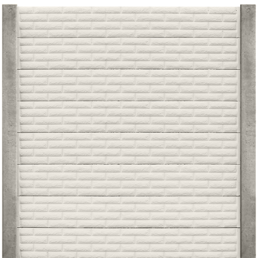 Gard beton Amarah 2,4 m cu stâlpi din beton armat