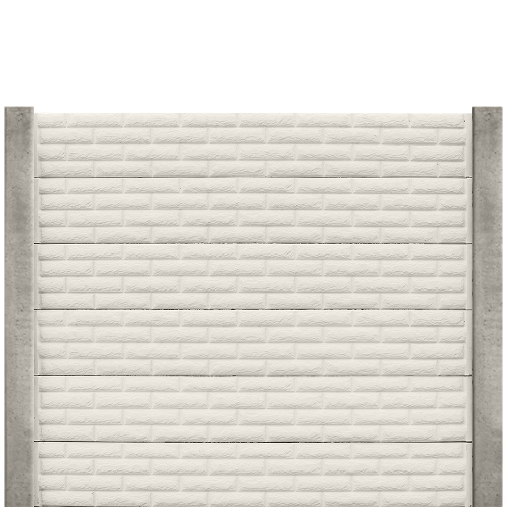 Gard beton Amarah 1,8 m cu stâlpi din beton armat