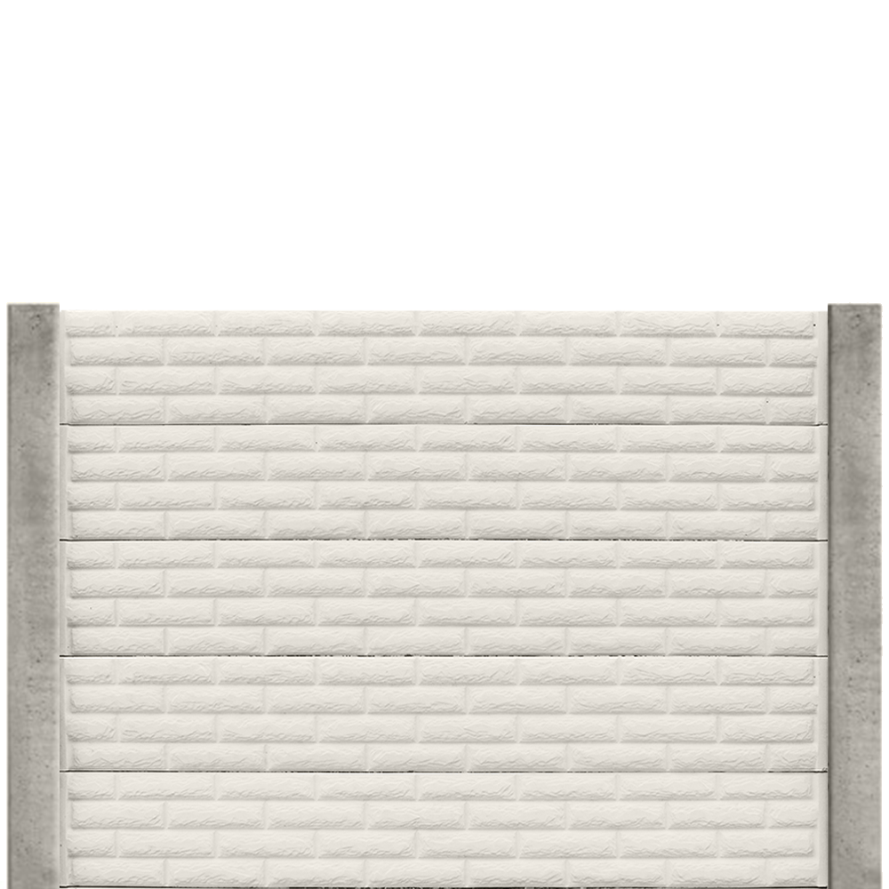 Gard beton Amarah 1,5 m cu stâlpi din beton armat