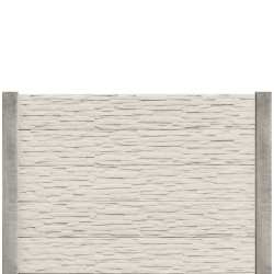 Gard beton Nova 1,5 m cu stâlpi din beton armat-1