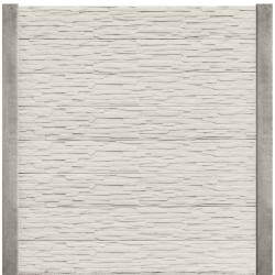 Gard beton Nova 2,4 m cu stâlpi din beton armat-1