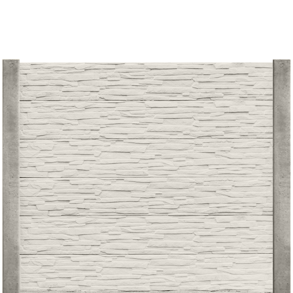 Gard beton Nova 1,8 m cu stâlpi din beton armat