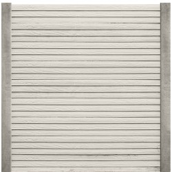 Gard beton Sylva 2,4 m cu stâlpi din beton armat-1
