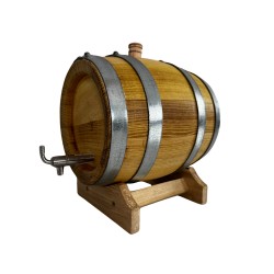 Butoi lemn masiv salcâm pentru țuică 2 L-2