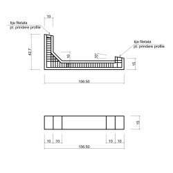 Suport panouri fotovoltaice din beton 10 grade, masiv, Betonix-2