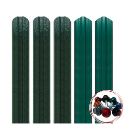 Șipcă metalică gard Lucius 0,5 mm x 11,5 cm Verde supermat (RAL 6005) + CADOU Șuruburi-1