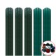 Șipcă metalică gard Lucius 0,5 mm x 11,5 cm Verde supermat (RAL 6005) + CADOU Șuruburi