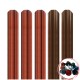Șipcă metalică gard Lucius 0,5 mm x 11,5 cm Cărămiziu structurat (RAL 3009) + CADOU Șuruburi