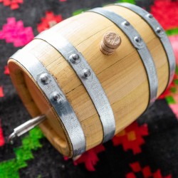 Butoi lemn masiv dud pentru țuică 2 L-3