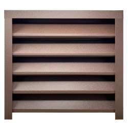 Gard jaluzea Sundra, 2x1,5 m (L x h), Mat, Lucios, (RAL 8017) Maro ciocolată-2