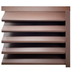 Gard jaluzea Sundra, 2x1,82 m (L x h), Mat, Lucios, (RAL 8017) Maro ciocolată-1
