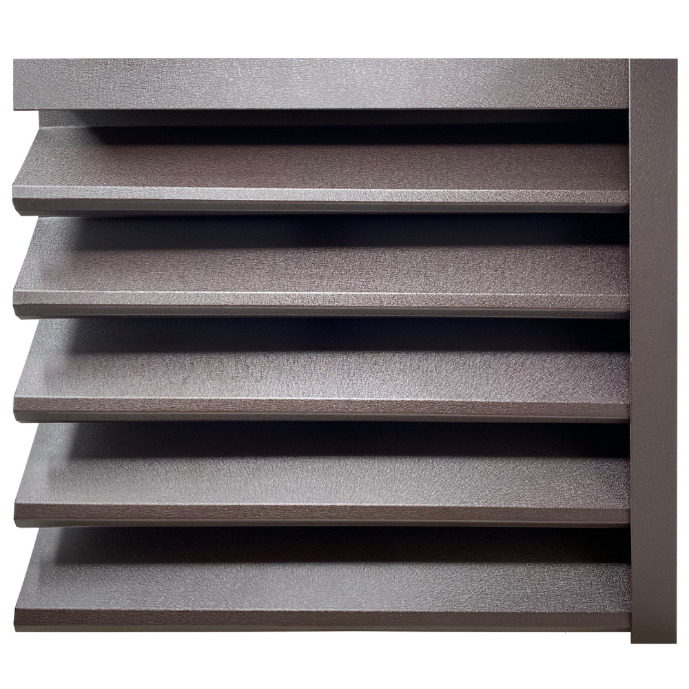 Gard jaluzea Sundra, 2x1,82 m (L x h), Mat, Lucios, (RAL 8019) Maro espresso