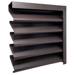 Gard jaluzea Sundra, 2x1,82 m (L x h), Mat, Lucios, (RAL 8019) Maro espresso-3