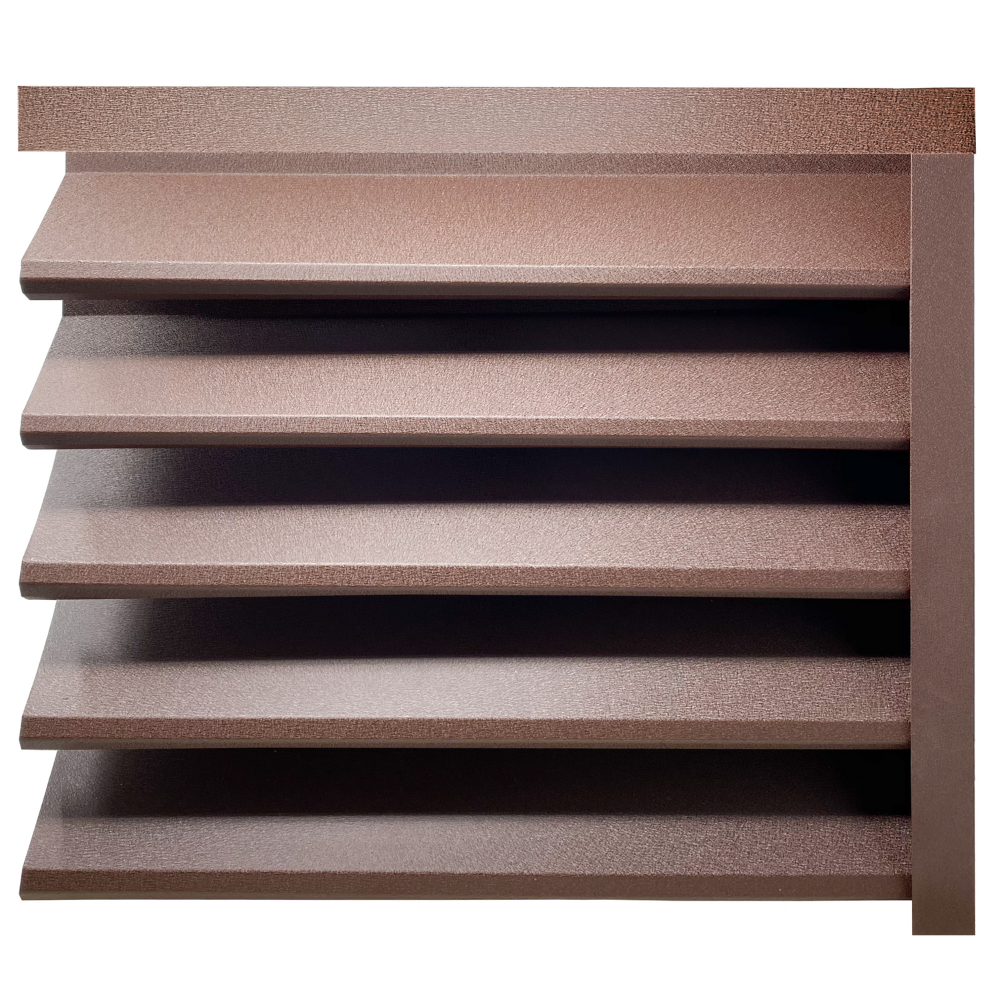 Gard jaluzea Sundra, 2x1,02 m (L x h), Mat, Mat, (RAL 8017) Maro ciocolată
