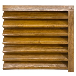 Gard jaluzea Petras, 2x1,23 m (L x h), Imitație lemn, Stejar striat-1