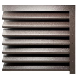 Gard jaluzea Petras, 2x1,23 m (L x h), Mat, Lucios, (RAL 8019) Maro espresso-1