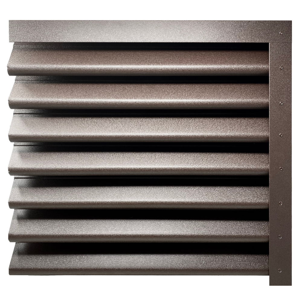 Gard jaluzea Petras, 2x1,23 m (L x h), Mat, Lucios, (RAL 8019) Maro espresso