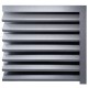 Gard jaluzea Petras, 2x1,23 m (L x h), Mat, Lucios, (RAL 7024) Gri grafit