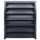 Gard jaluzea Geras, 2x1,17 m (L x h), Mat, Mat, (RAL 7016), Gri atlantic