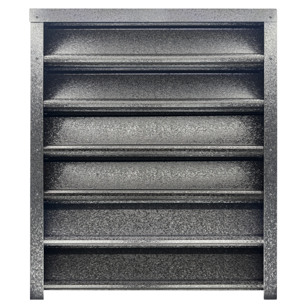Gard jaluzea Geras, 2x1,01 m (L x h), Hi-Mat, Lucios, (RAL 9005), Negru de Noapte