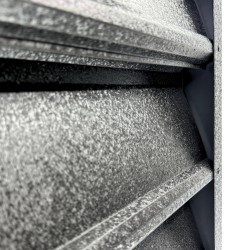 Gard jaluzea Geras, 2x2,13 m (L x h), Hi-Mat, Lucios, (RAL 9005), Negru de Noapte-2