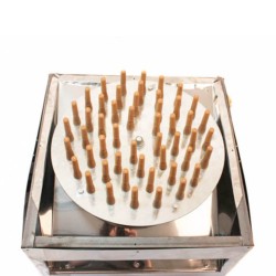 Deplumator de păsări Rico, inox, putere 1500 W, diametru cuvă 50 cm-3