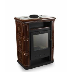 Sobă din oțel și fontă pe lemne Nordflam Arta 6 kW-1