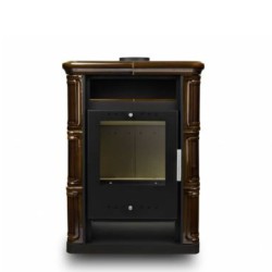 Sobă din oțel și fontă pe lemne Nordflam Arta 6 kW-2