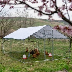 Țarc (coteț) găini Rico 2x2 m din oțel și plasă rabitz, 31 kg-6