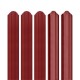 Șipcă metalică 2D Ronin 0,45 mm x 9 cm Vișiniu mat (RAL 3005), vopsită pe ambele părți
